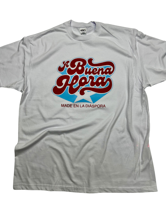 Bandera Tee - Blanca XXL