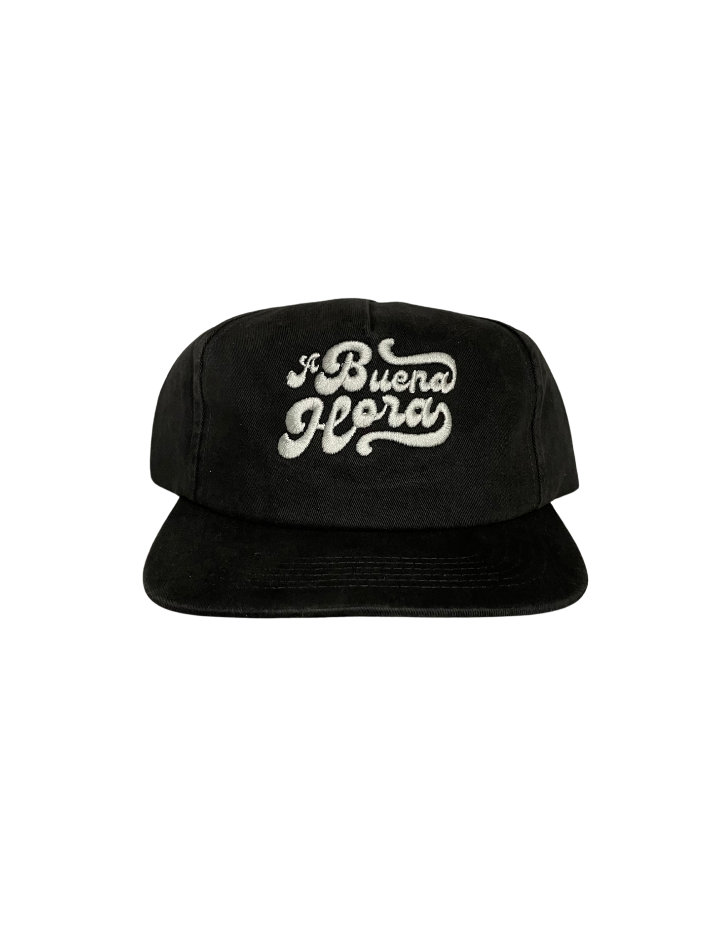 Vintage Black Deconstructed 5 Panel